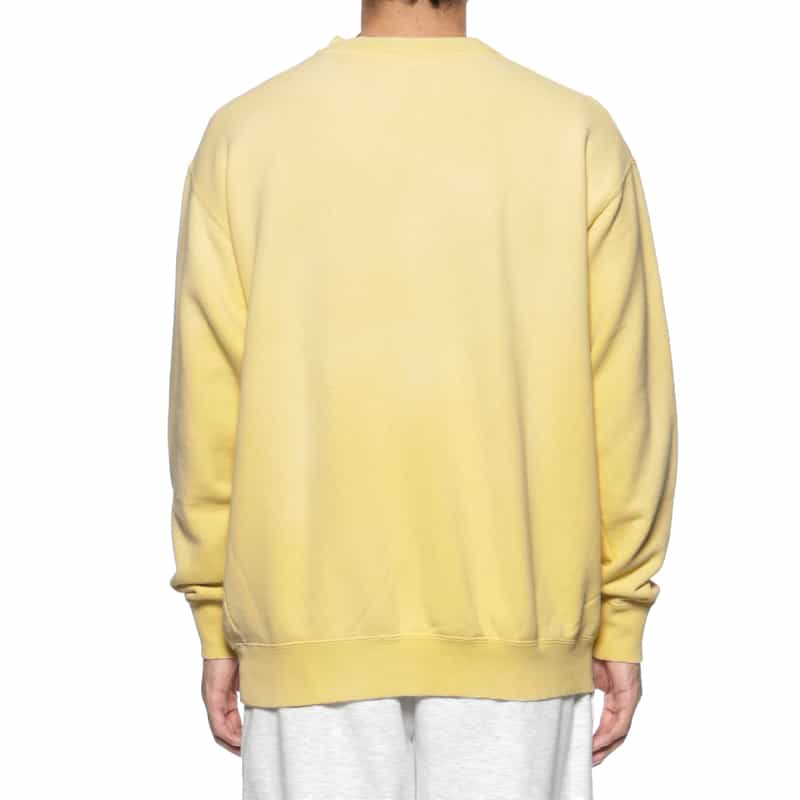 VOWELS VOWELS＜バウルズ＞ バーニーズ　ニューヨーク限定ロゴ入りスウェットプルオーバー YELLOW