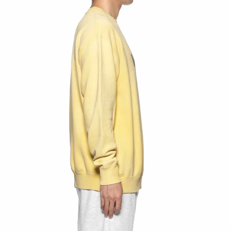 VOWELS VOWELS＜バウルズ＞ バーニーズ　ニューヨーク限定ロゴ入りスウェットプルオーバー YELLOW