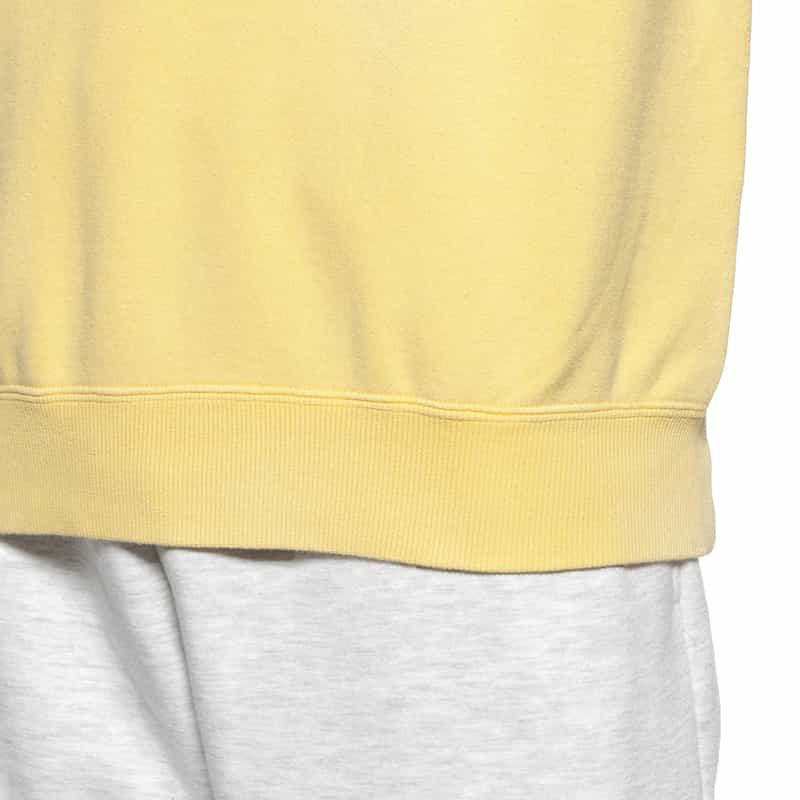 VOWELS VOWELS＜バウルズ＞ バーニーズ　ニューヨーク限定ロゴ入りスウェットプルオーバー YELLOW