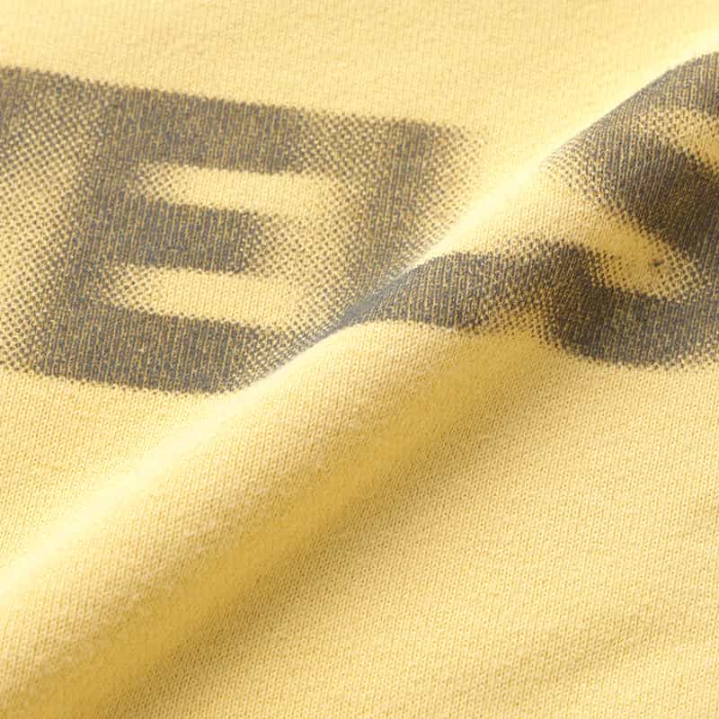 VOWELS VOWELS＜バウルズ＞ バーニーズ　ニューヨーク限定ロゴ入りスウェットプルオーバー YELLOW