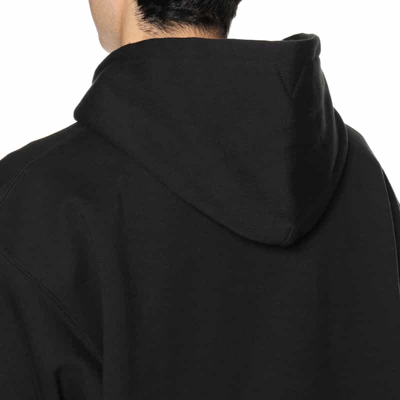 VOWELS VOWELS＜バウルズ＞ ロゴ入りスウェットフーディ BLACK