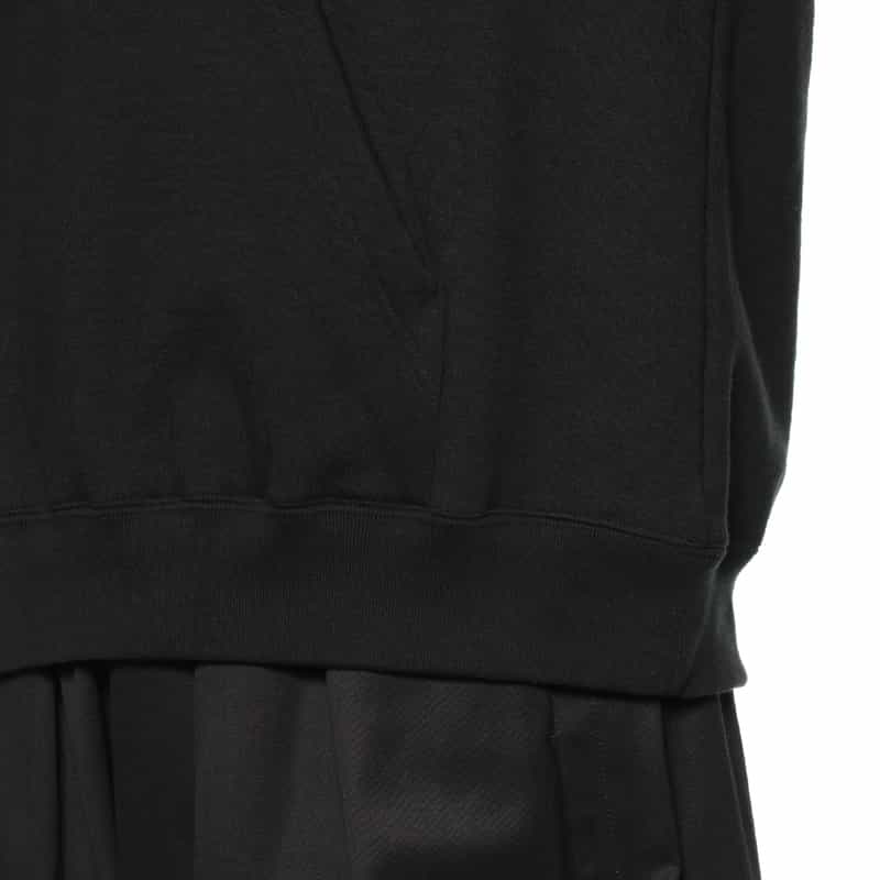 VOWELS VOWELS＜バウルズ＞ ロゴ入りスウェットフーディ BLACK