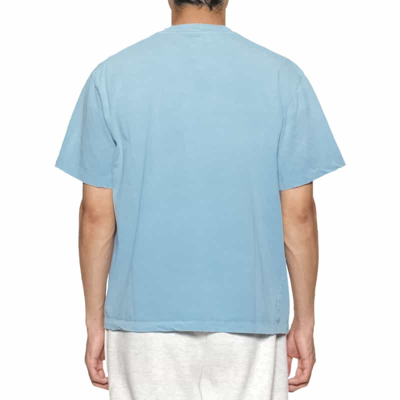 VOWELS VOWELS＜バウルズ＞ ロゴ入りTシャツ LIGHT BLUE