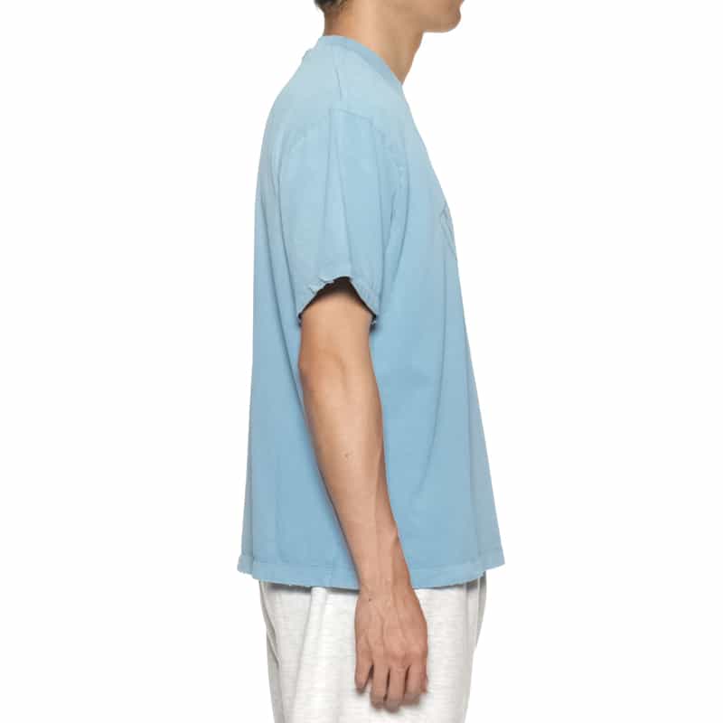 VOWELS VOWELS＜バウルズ＞ ロゴ入りTシャツ LIGHT BLUE