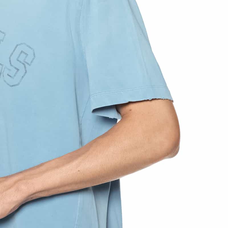 VOWELS VOWELS＜バウルズ＞ ロゴ入りTシャツ LIGHT BLUE