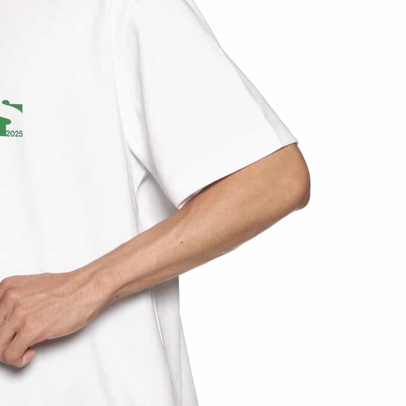 VOWELS VOWELS＜バウルズ＞ プリントTシャツ WHITE