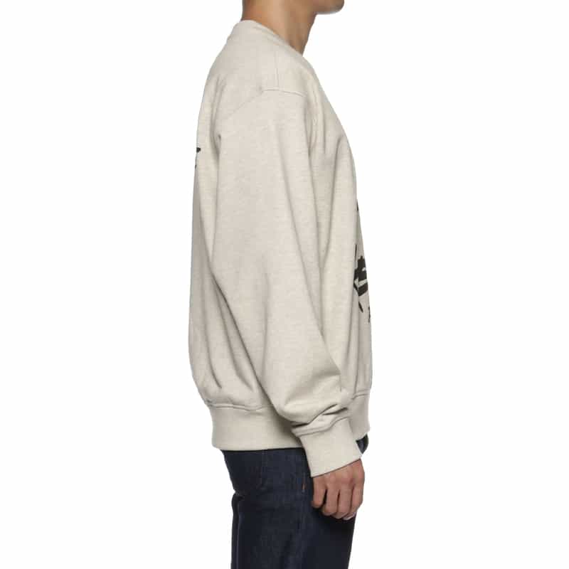 KENZO KENZO＜ケンゾー＞ "Kenzo x Futura 2000" プリント入りスウェットプルオーバー LIGHT GRAY