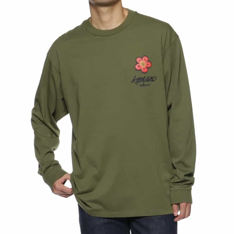 KENZO KENZO＜ケンゾー＞ ロングスリーブプリントTシャツ KHAKI