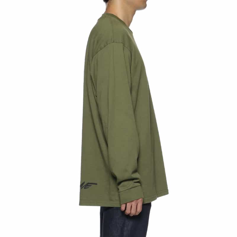 KENZO KENZO＜ケンゾー＞ "Kenzo x Futura 2000" ロングスリーブプリントTシャツ KHAKI