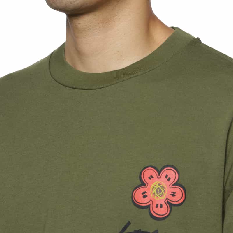 KENZO KENZO＜ケンゾー＞ "Kenzo x Futura 2000" ロングスリーブプリントTシャツ KHAKI