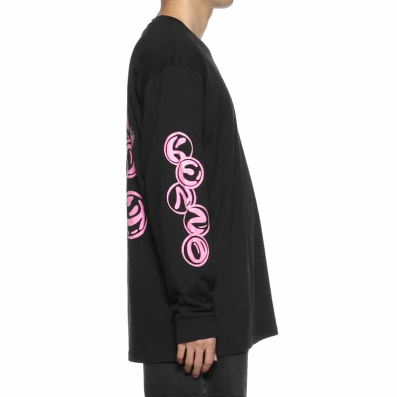KENZO KENZO＜ケンゾー＞ ロゴ入りロングスリーブTシャツ BLACK