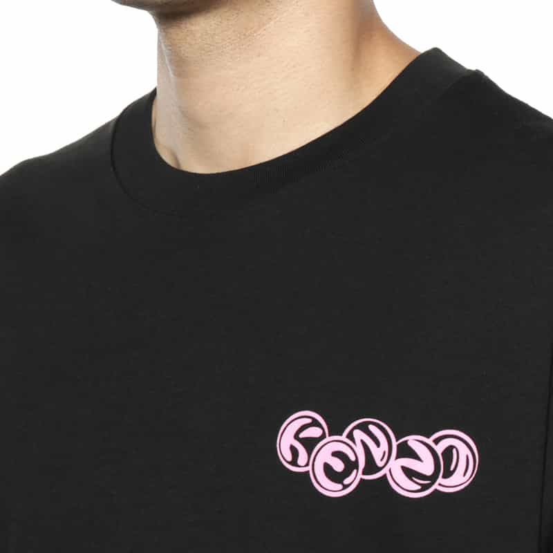 KENZO KENZO＜ケンゾー＞ ロゴ入りロングスリーブTシャツ BLACK