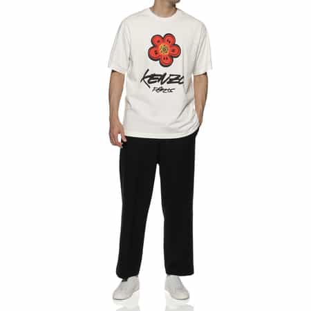 KENZO ロコフリントレスアッフランナスニカ 【関税込】 Kenzo Rock Striped Skirt | White | FARFETCH