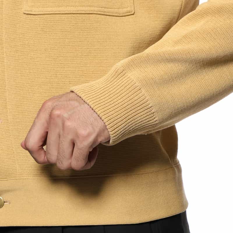 BARNEYS NEW YORK ミラノリブニットカーディガン BEIGE