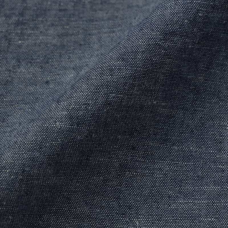 BARNEYS NEW YORK ダブルポケットオープンカラーシャツ NAVY