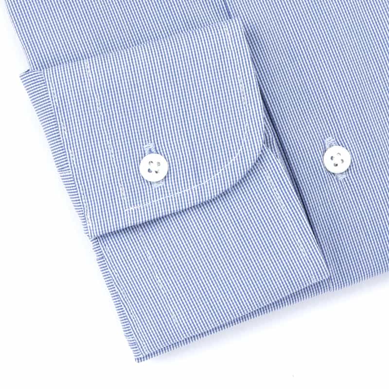 BARNEYS NEW YORK ストレッチ素材ギンガムチェック柄ドレスシャツ LIGHT BLUE