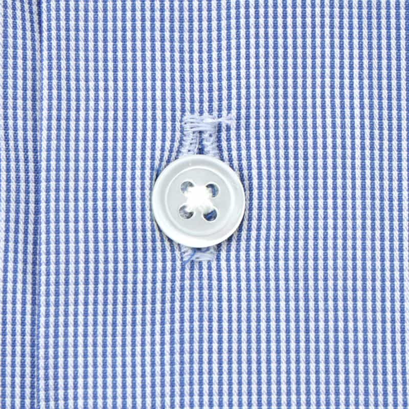 BARNEYS NEW YORK ストレッチ素材ギンガムチェック柄ドレスシャツ LIGHT BLUE