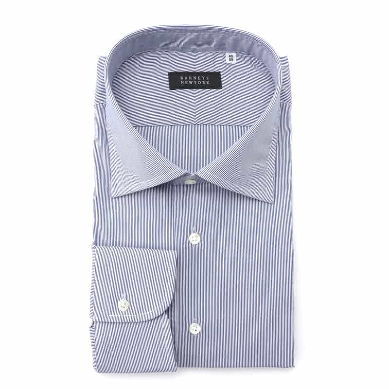 BARNEYS NEW YORK ドレスシャツ NAVY