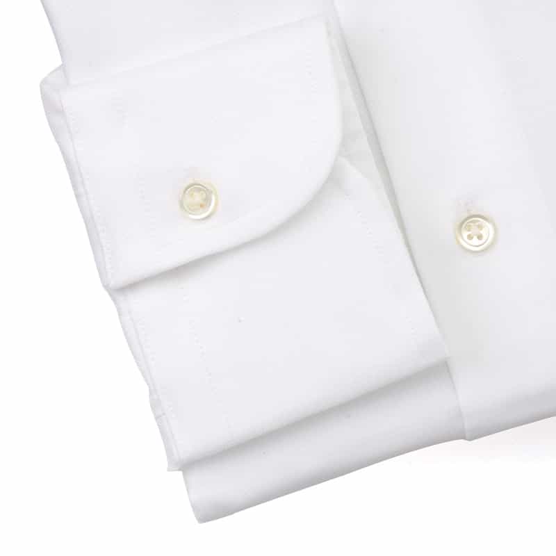 BARNEYS NEW YORK ストレッチ素材ドレスシャツ WHITE