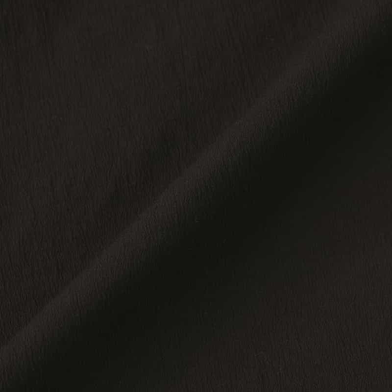 BARNEYS NEW YORK ウォッシャブル サイドギャザードレス BLACK