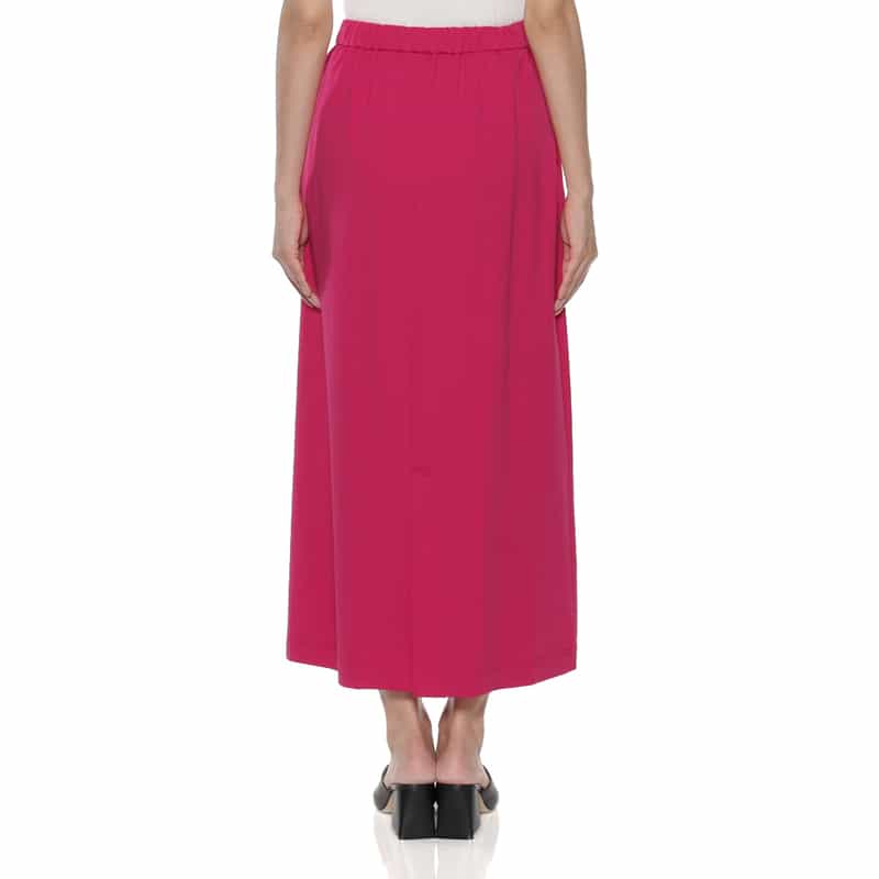 BARNEYS NEW YORK ウォッシャブル ロングスカート PINK