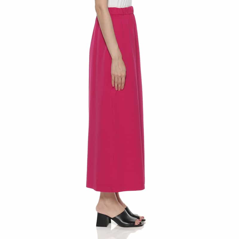 BARNEYS NEW YORK ウォッシャブル ロングスカート PINK