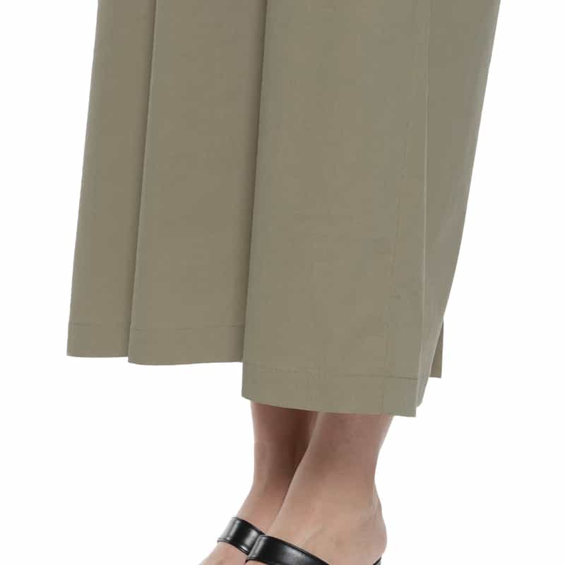 BARNEYS NEW YORK ウォッシャブル コンビネーション ペプラムドレス BEIGE