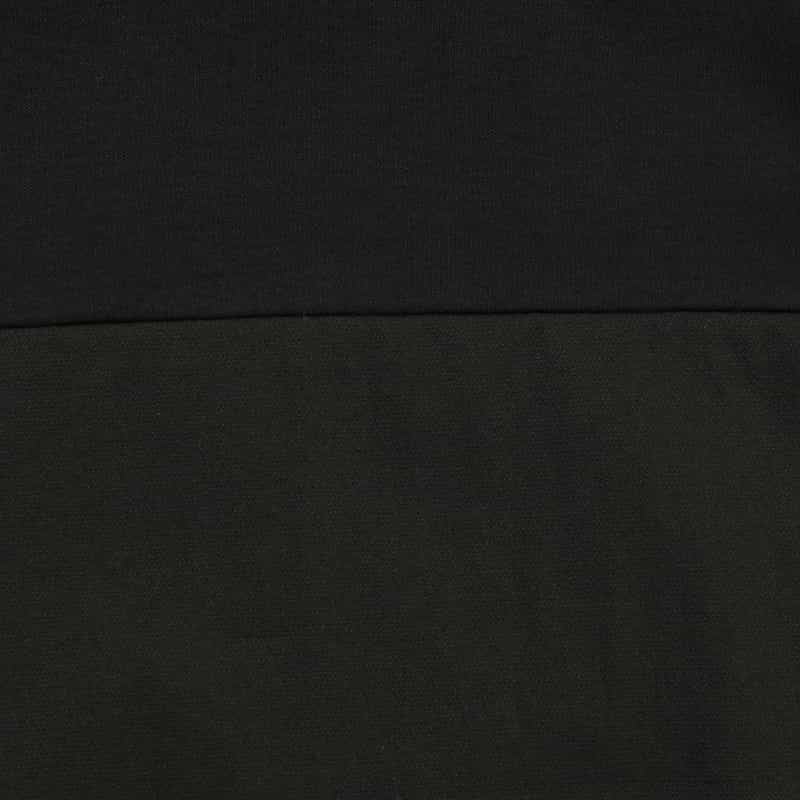 BARNEYS NEW YORK ウォッシャブル コンビネーション ペプラムドレス BLACK