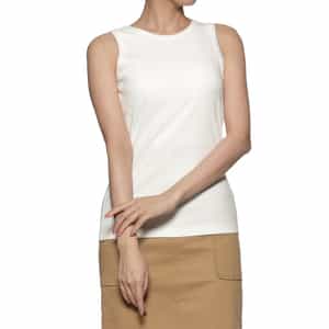 ウォッシャブル カップ付きリブタンクトップ