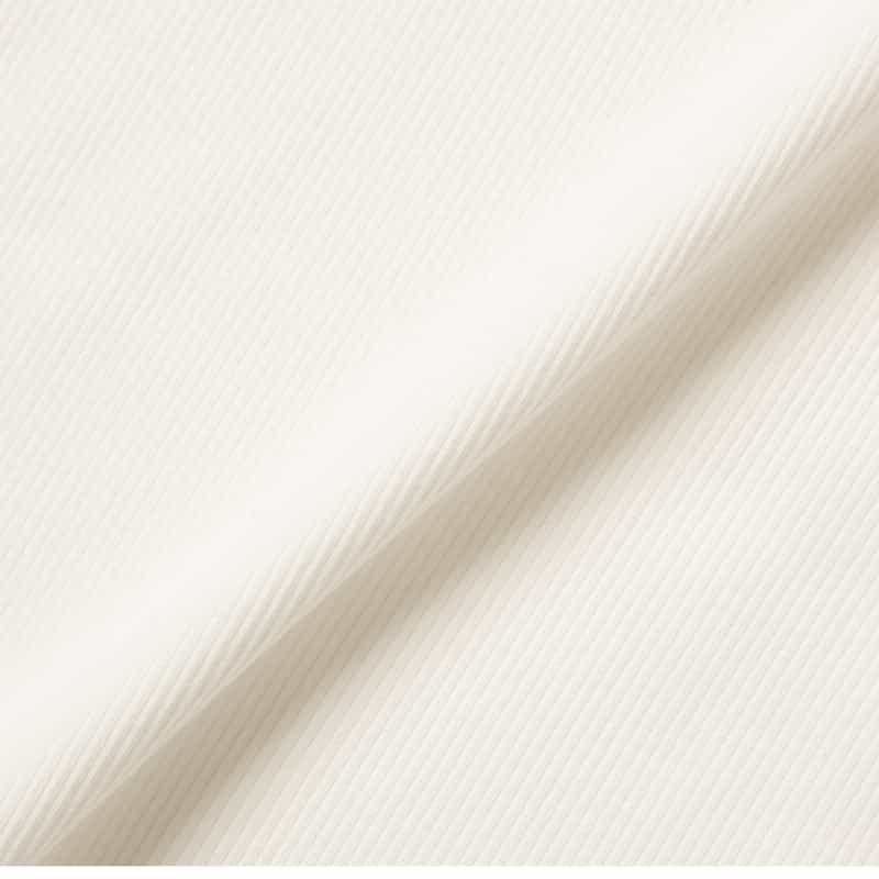 BARNEYS NEW YORK ウォッシャブル カップ付きリブタンクトップ OFF WHITE