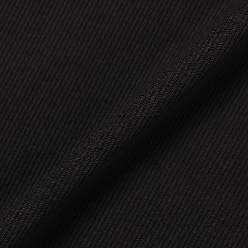 BARNEYS NEW YORK ウォッシャブル カップ付きアシンメトリーレイヤードタンクトップ BLACK