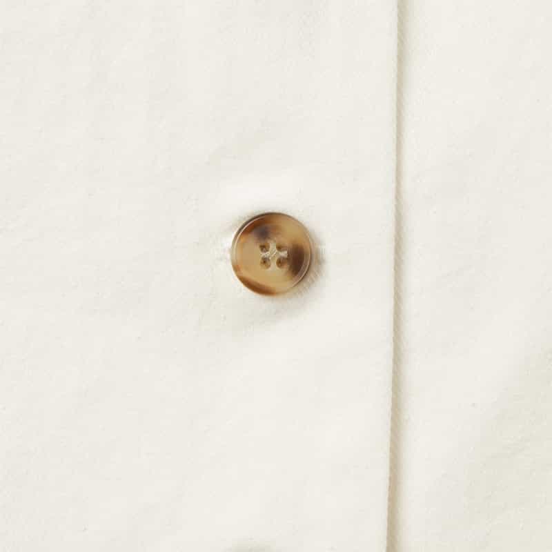 BARNEYS NEW YORK セットアップ ウォッシャブル ショートベストブラウス OFF WHITE