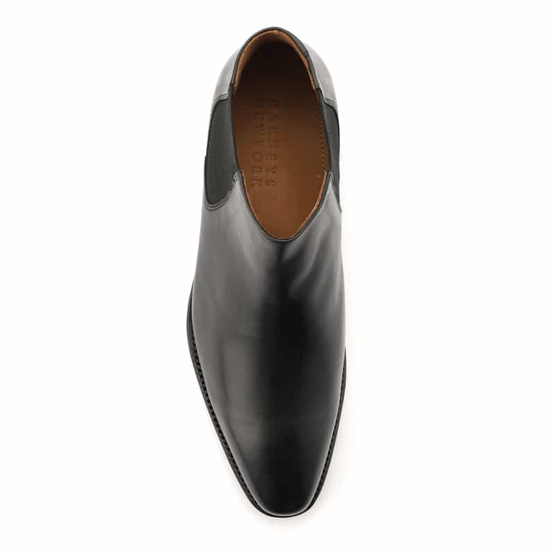 BARNEYS NEW YORK ミドル丈サイドゴアブーツ BLACK