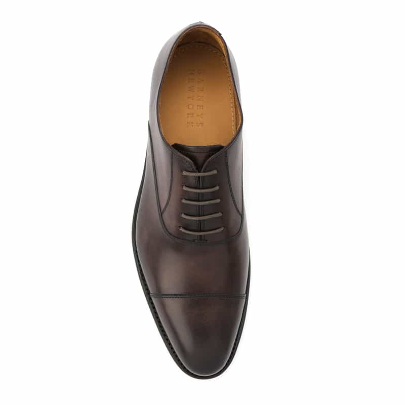BARNEYS NEW YORK ストレートチップシューズ DARK BROWN