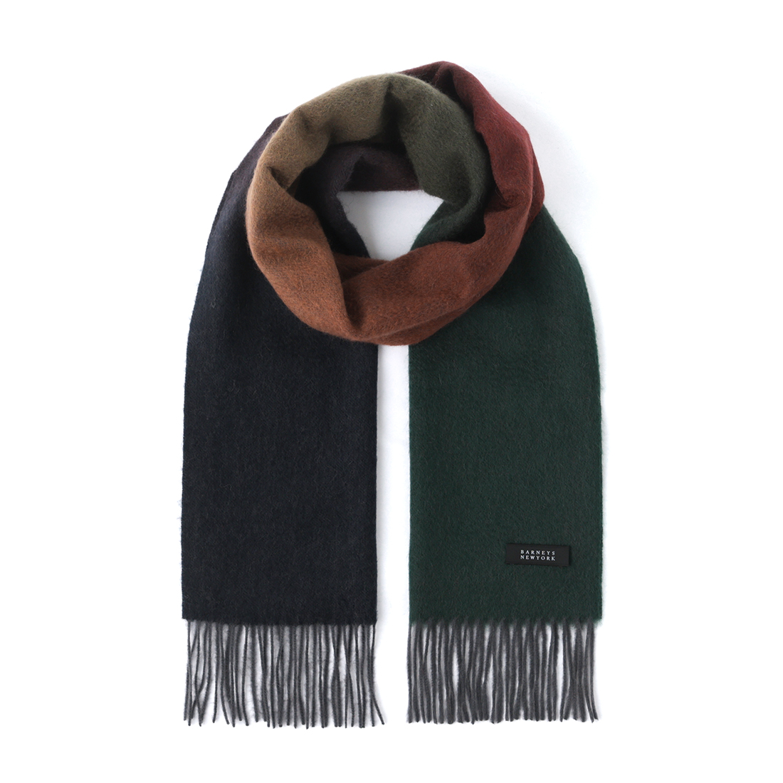 グラデーション カシミヤスカーフ