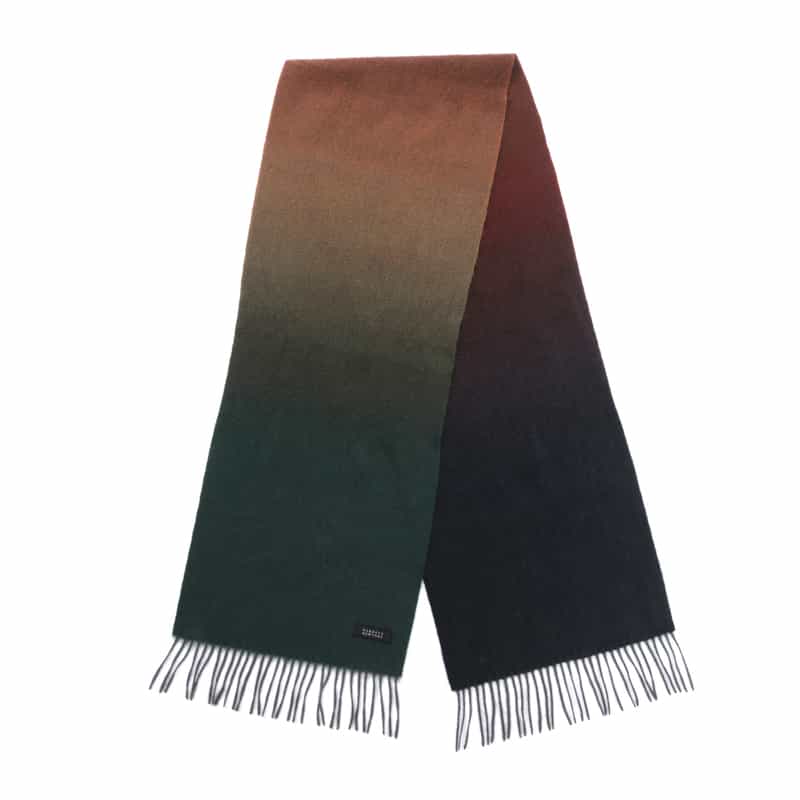 BARNEYS NEW YORK グラデーション カシミヤスカーフ MULTI COLOR