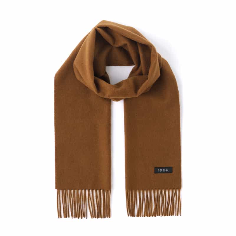 BARNEYS NEW YORK カシミヤスカーフ CAMEL