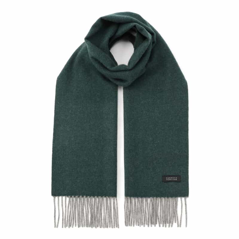 BARNEYS NEW YORK リバーシブルカシミヤスカーフ BLUE