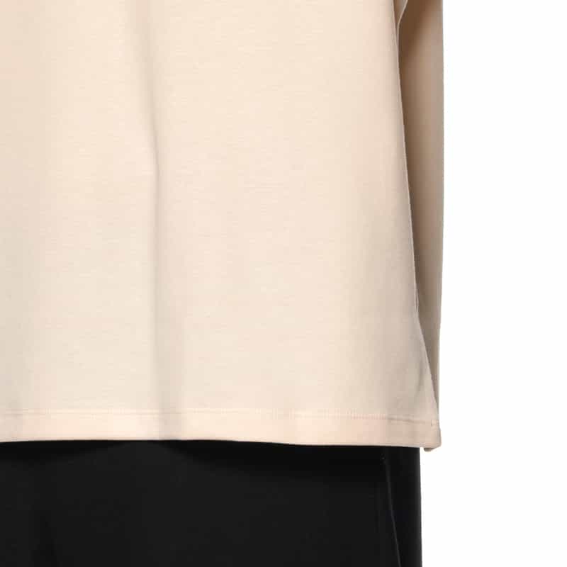 BARNEYS NEW YORK ウォッシャブル ポケット付Tシャツ OFF WHITE