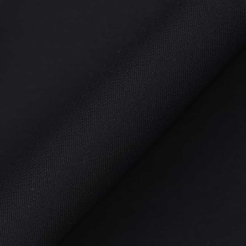 BARNEYS NEW YORK セットアップ ウォッシャブル スムースサテン ノーカラージャケット NAVY