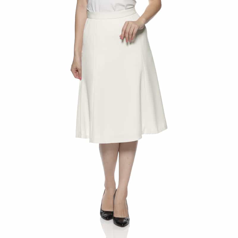 BARNEYS NEW YORK セットアップ ウォッシャブル スムースサテンスカート BEIGE