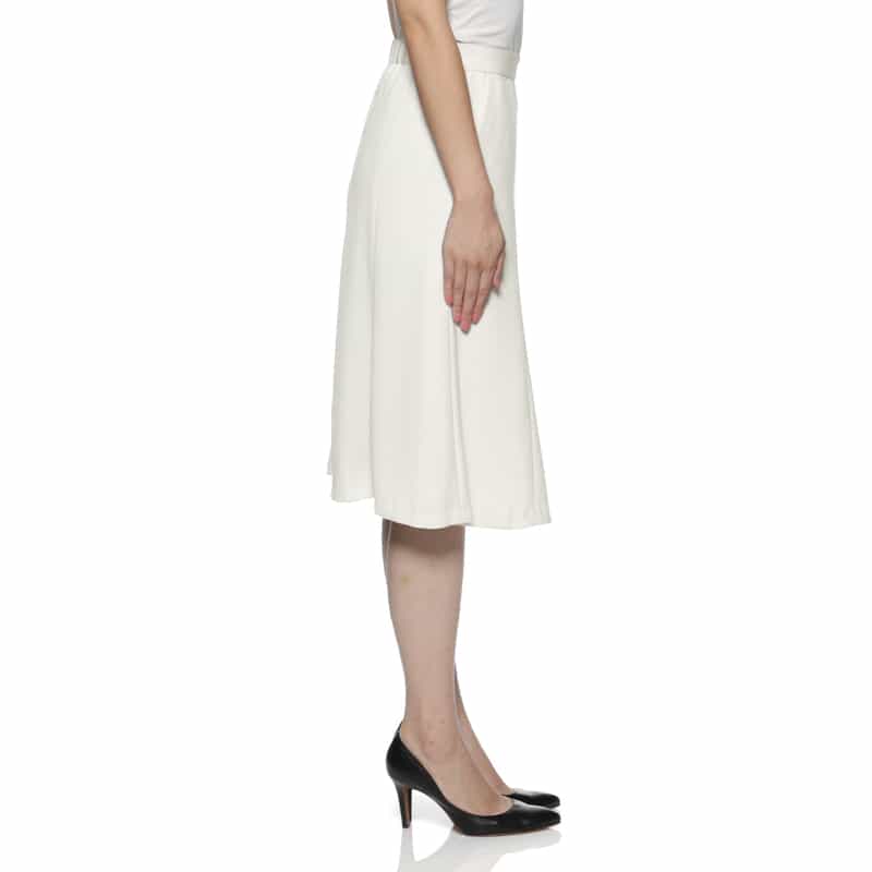 BARNEYS NEW YORK セットアップ ウォッシャブル スムースサテンスカート BEIGE