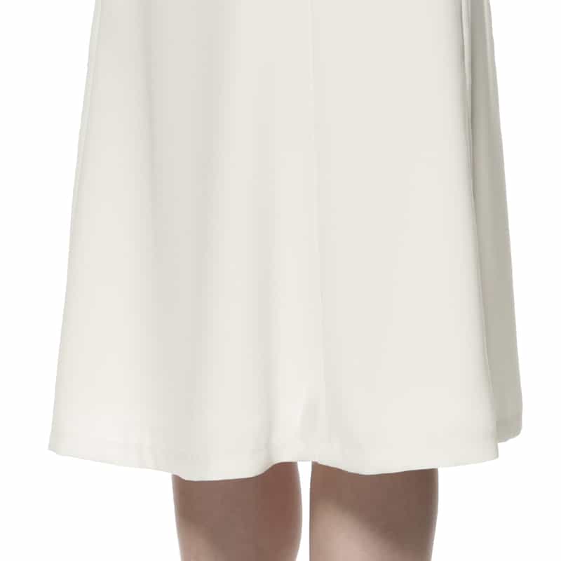 BARNEYS NEW YORK セットアップ ウォッシャブル スムースサテンスカート BEIGE