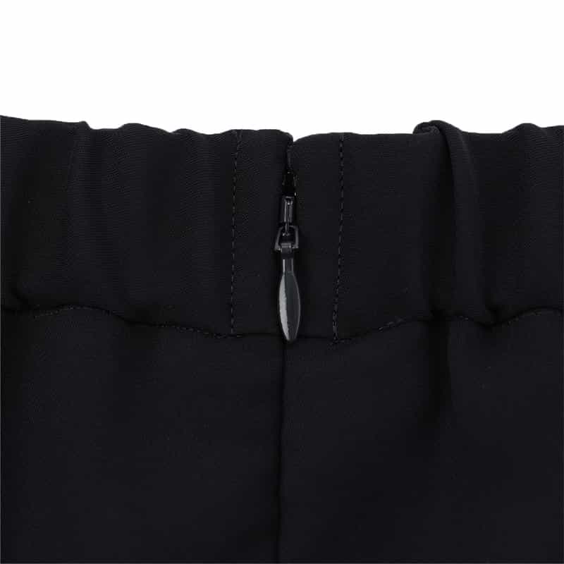 BARNEYS NEW YORK セットアップ ウォッシャブル スムースサテンスカート NAVY