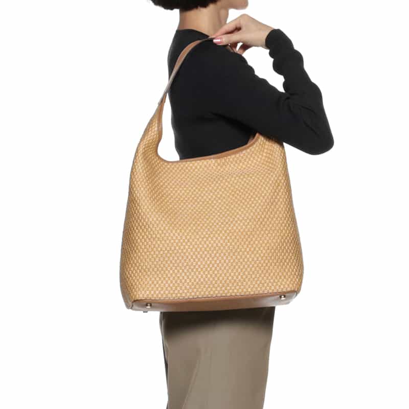 BARNEYS NEW YORK ワンショルダートートバッグ IVORY