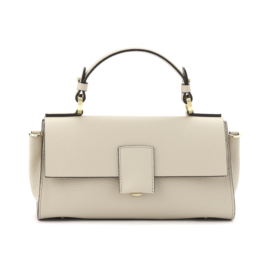 レザー ワンハンドル ミニショルダーバッグ