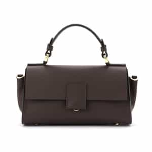 レザー ワンハンドル ミニショルダーバッグ