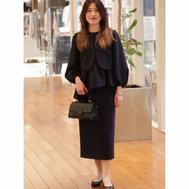 BARNEYS NEW YORK レザー ワンハンドル ミニショルダーバッグ BLACK