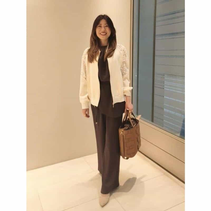 BARNEYS NEW YORK 巾着付き レザー バケットバッグ LIGHT BROWN