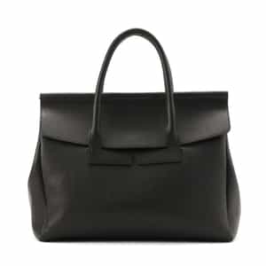 レザー フラップトートバッグ